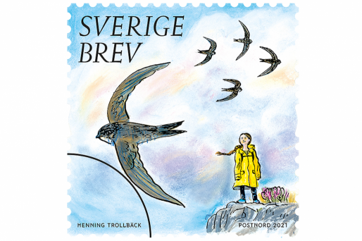 Sweden Has Created A Greta Thunberg Stamp To Celebrate Nature