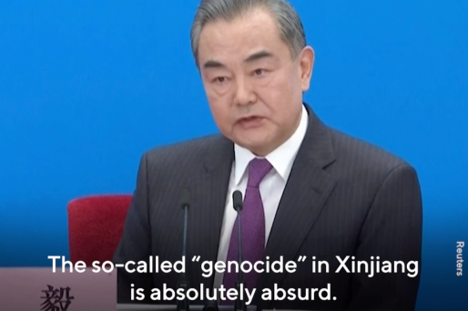 China’s Foreign Minister Says Claims That It Is Committing A Genocide Of Uighur Muslims Are Absurd