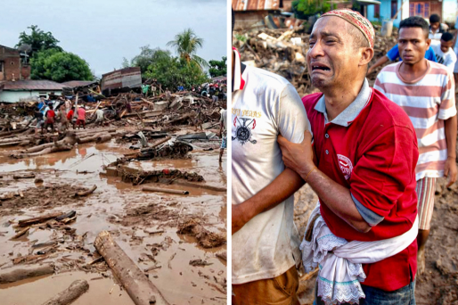 Floods And Landslides In Indonesia Have Left At Least 140 People Dead and Dozens More Missing