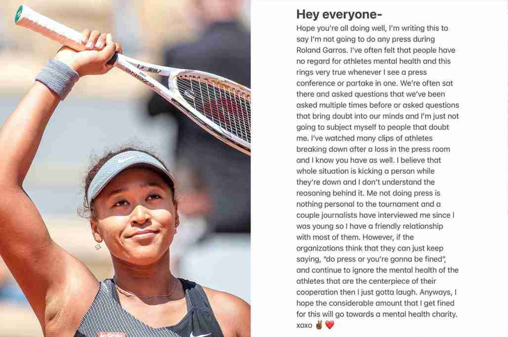 Naomi Osaka Didn’t Speak To Media At The French Open For Her Mental Health And Was Fined $15,000
