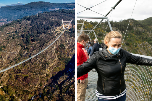 Portugal Opened The World’s Longest Pedestrian Suspension Bridge And It’s Terrifyingly Amazing