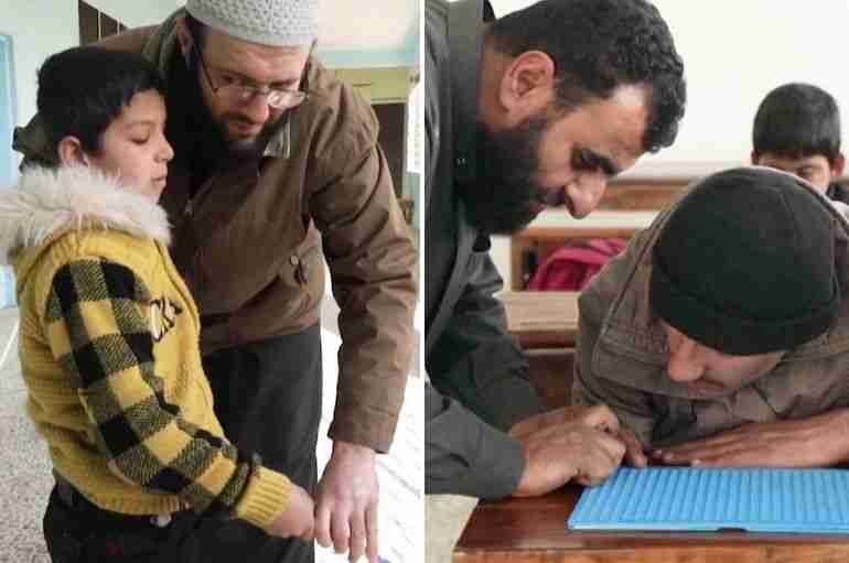 Syria Opened A School For Children With Visual Impairments Taught By Staff With Similar Impairments