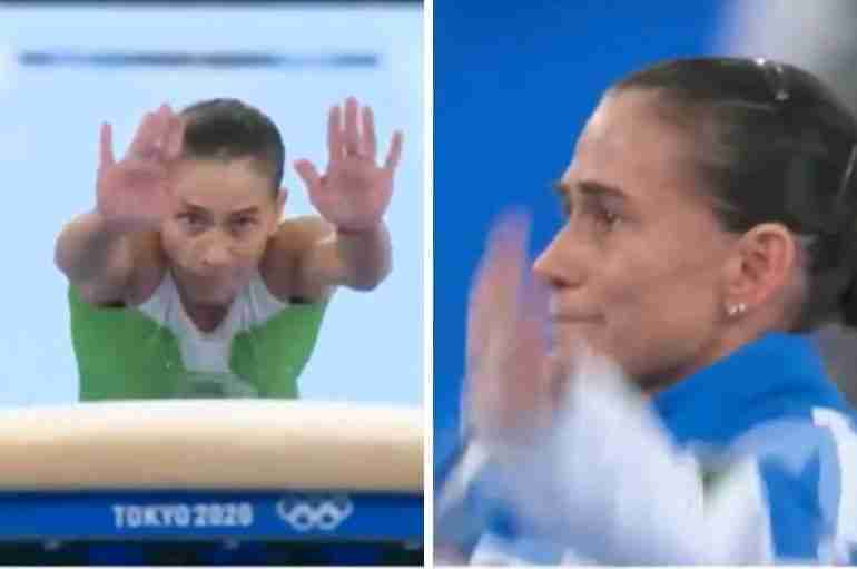 This 46-Year-Old Uzbekistani Mom Gymnast Got A Standing Ovation At Her 8th And Final Olympics