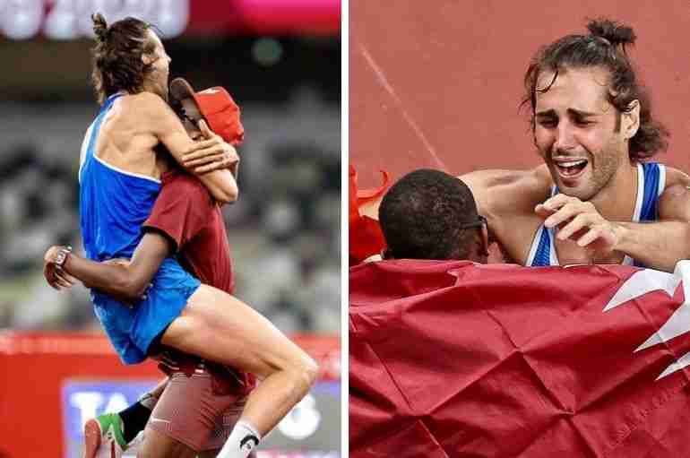 These Qatari And Italian Athletes Decided To Share A Gold Medal At The Olympics And It’s The Sweetest