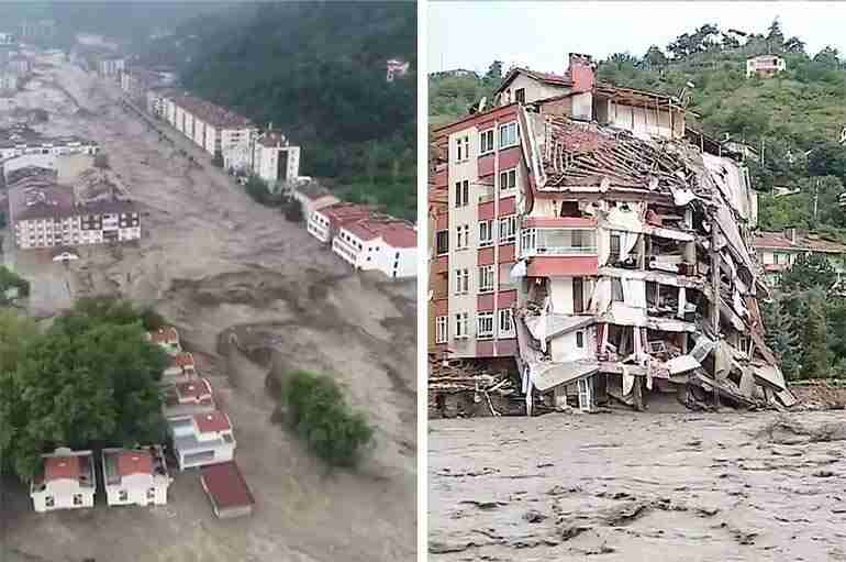 Just Days After Wildfires Ravaged Its South, Severe Flooding Hit Turkey’s North, Killing At Least 31 People