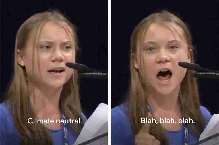 Greta Thunberg Called Out World Leaders For Being “Blah, Blah, Blah” On Climate Action