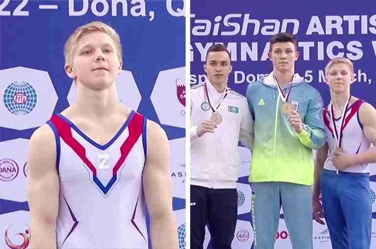 The Russian Gymnast Who Wore A Pro-Invasion “Z” Symbol To Compete Has Been Banned For A Year