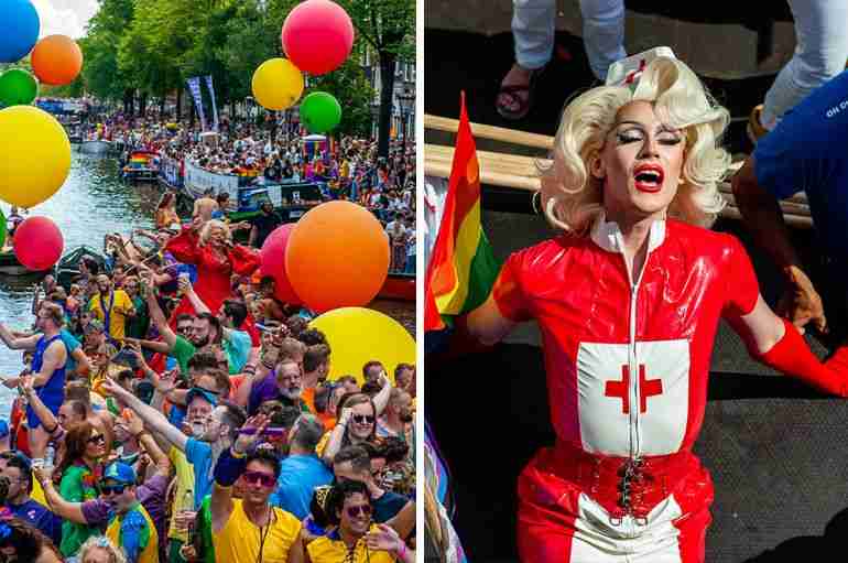 Thousands Of People Paraded Down Amsterdam’s Canals In The First Canal LGBTQ Pride In Two Years