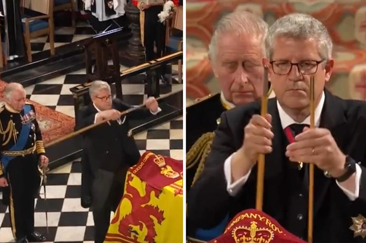 The Lord Chamberlain Broke His Wand On TV For The First Time In History, Ending The Queen’s Reign