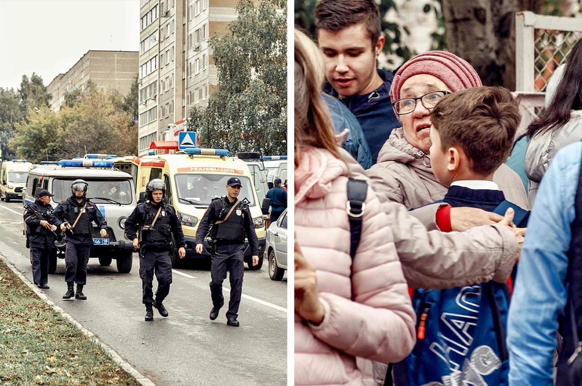 russia school shooting swastika izhevsk