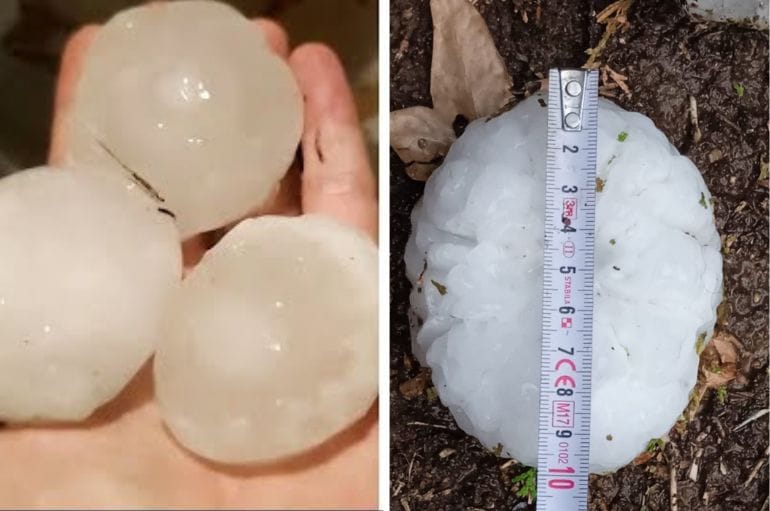 Spain Was Hit By Giant Hailstones Up To 10 Centimeters Wide, Killing A 20-Month-Old Girl And Injuring 50