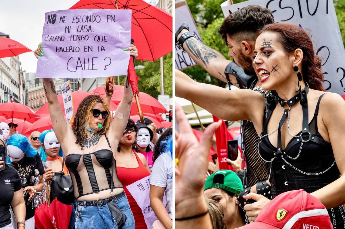 Sex Workers In Spain Are Protesting A New Bill That Would Abolish Sex Work By Treating Them As Victims