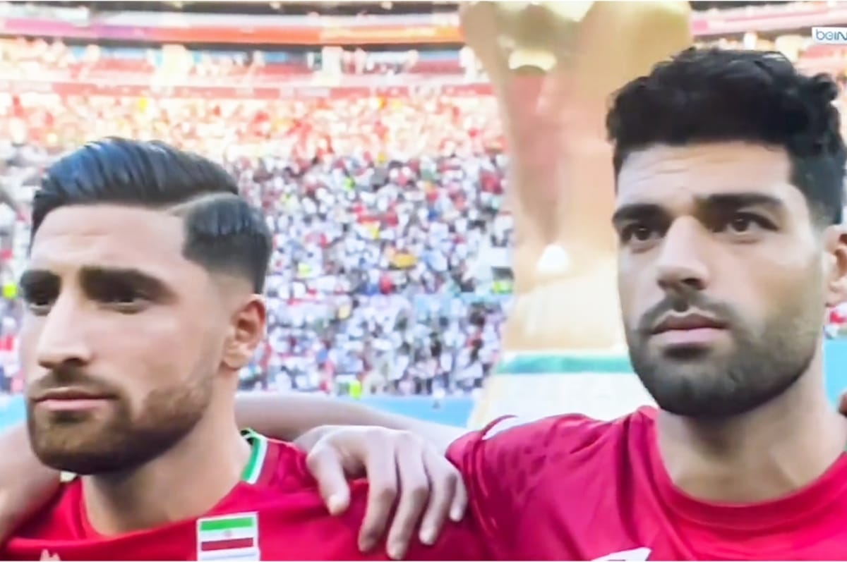 iran refuse national anthem world cup protest mahsa amini