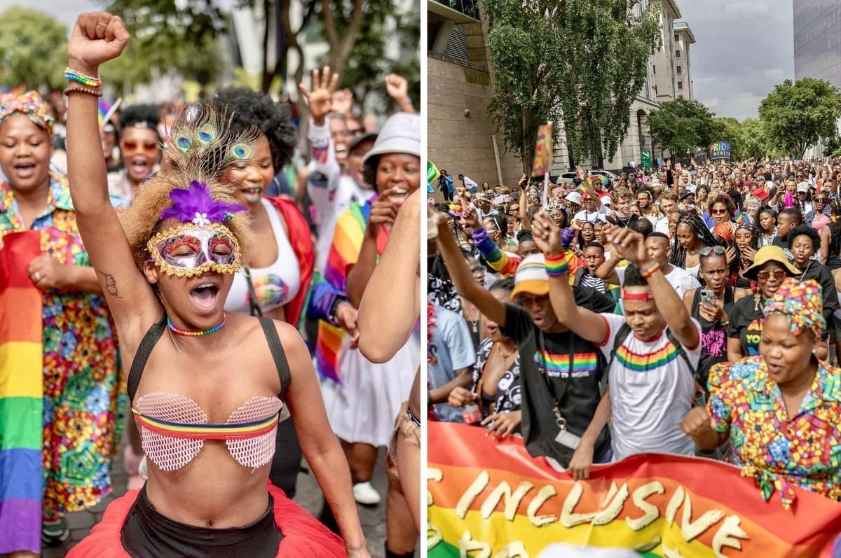 Thousands Of People Marched For Pride In South Africa For The First Time Since COVID-19 Despite Terror Attack Warning
