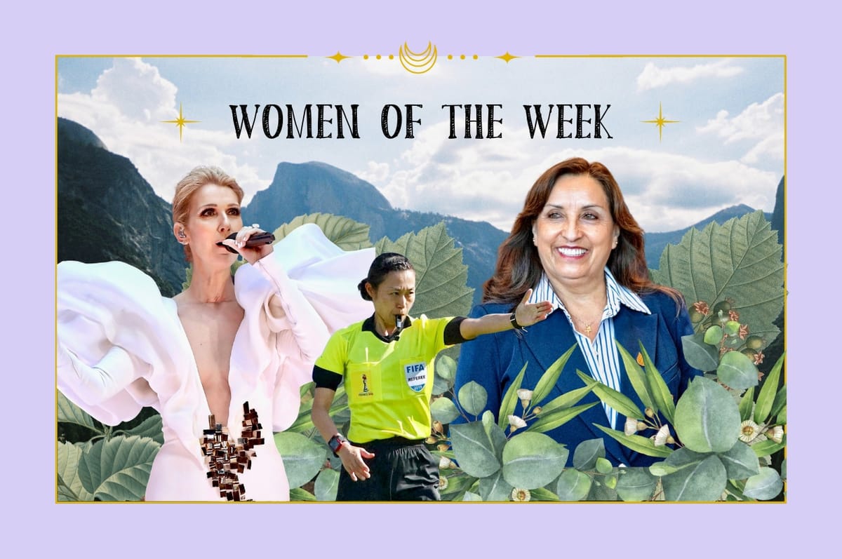 Women Of The Week: Peru’s First Woman President, First Japanese Woman World Cup Referee and Celine Dion