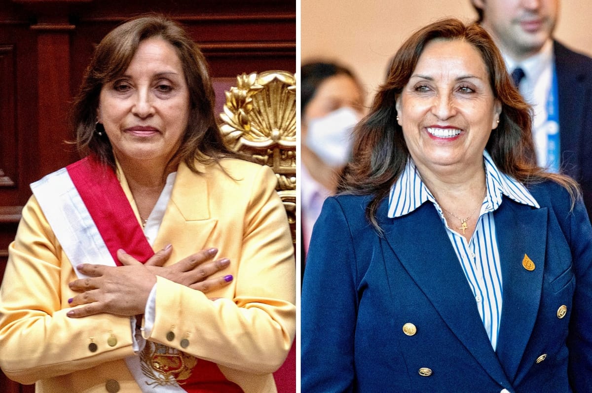 peru first woman president dina boluarte castillo impeached