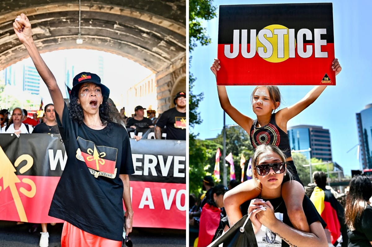 australia invasion day protest 2023