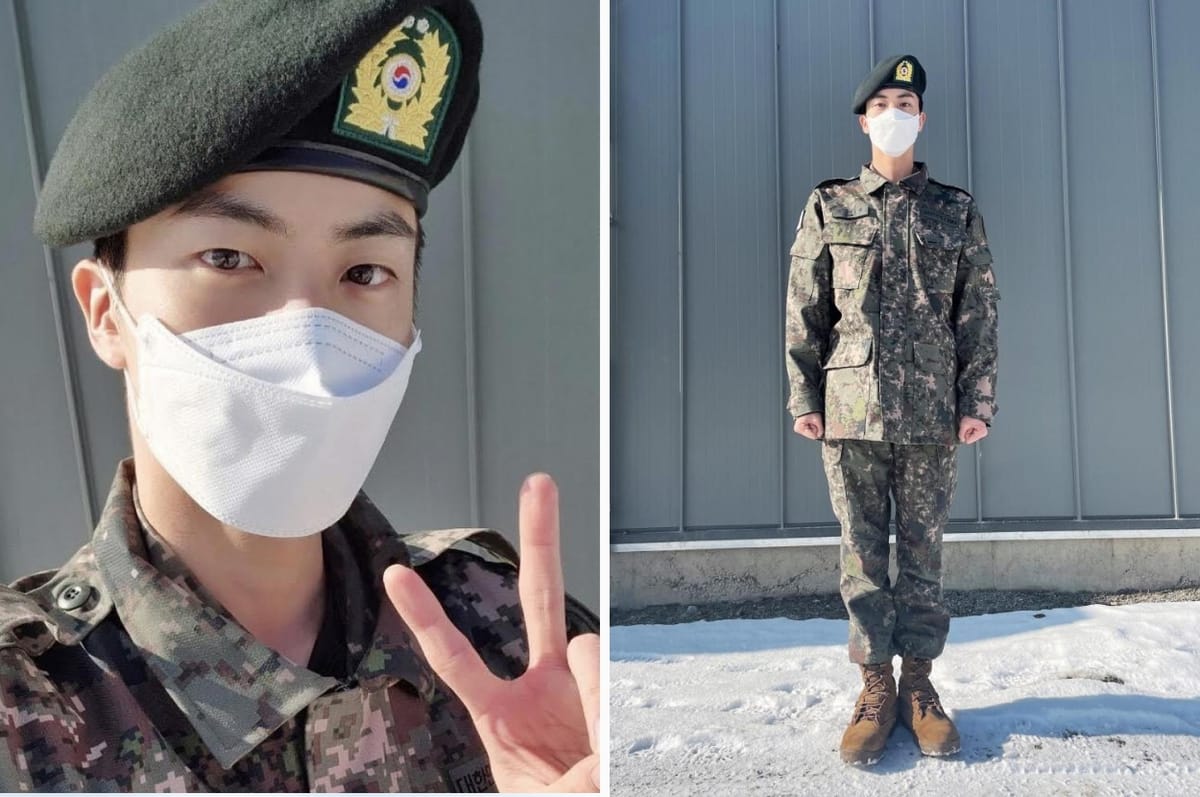 BTS’ Jin Has Completed His Basic Training As Part Of South Korea’s Mandatory Military Service