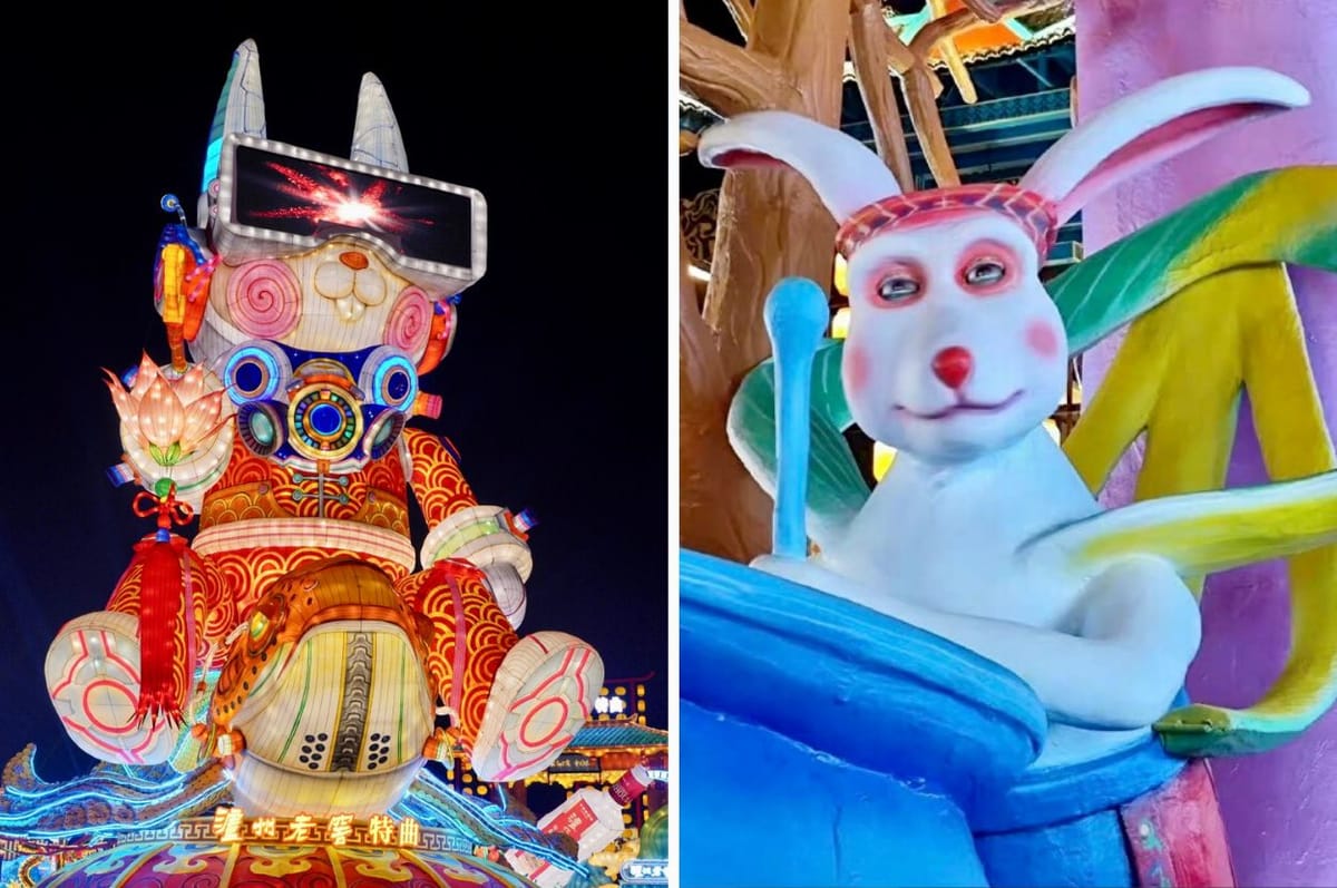 china taiwan rabbit mascot lunar new year 2023