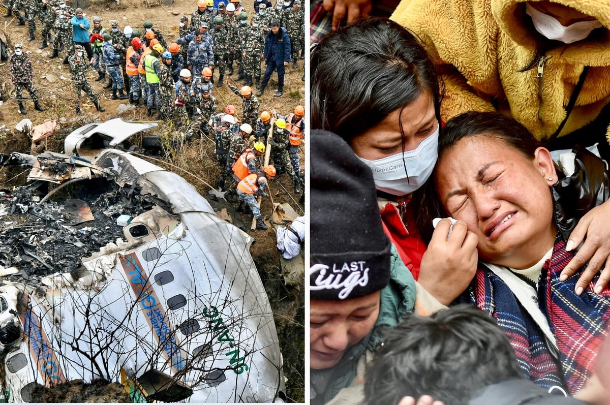 A Nepalese Plane Crashed And All 72 People On Board Are Dead Or Missing
