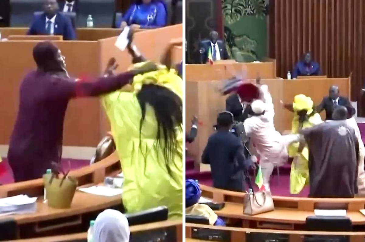 senegal pregnant woman lawmaker kicked amy ndiaye
