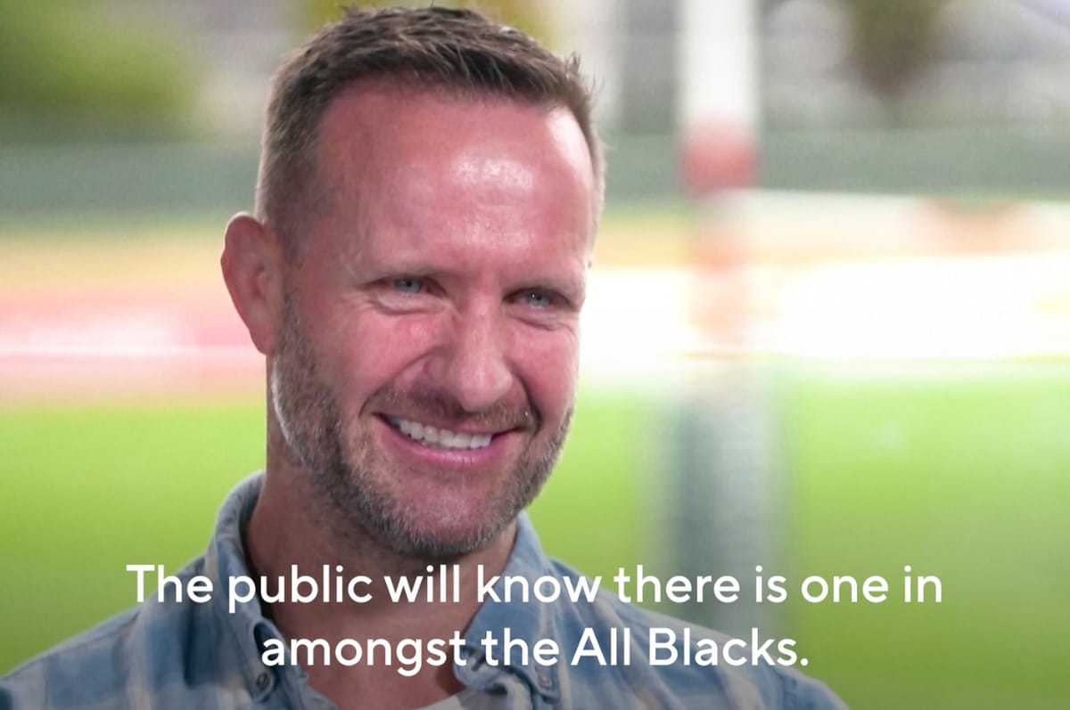 campbell johnstone first gay all black new zealand