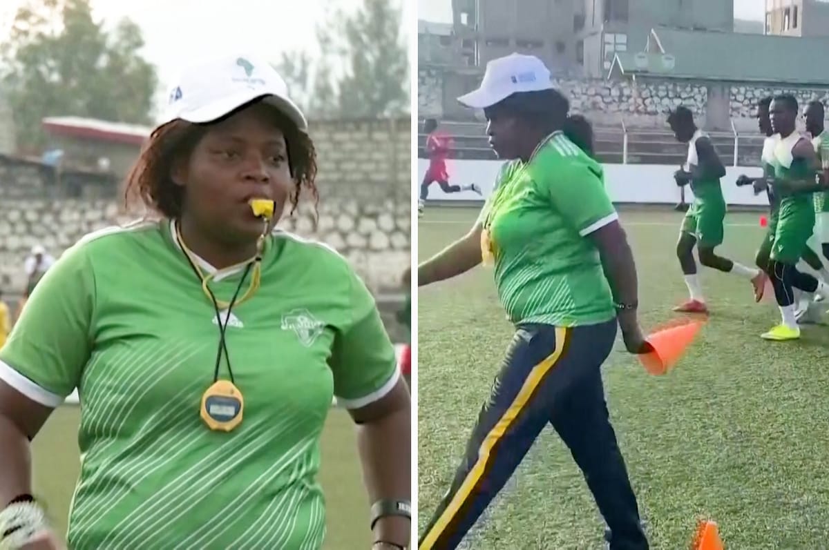 This Congolese Soccer Coach Has Become The First Woman To Train A Men’s Team In Her Country