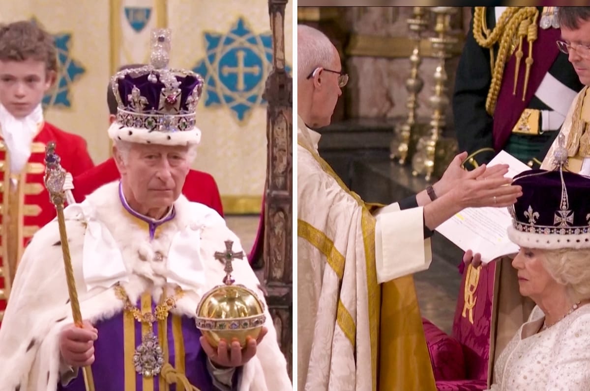 king charles coronation camilla queen