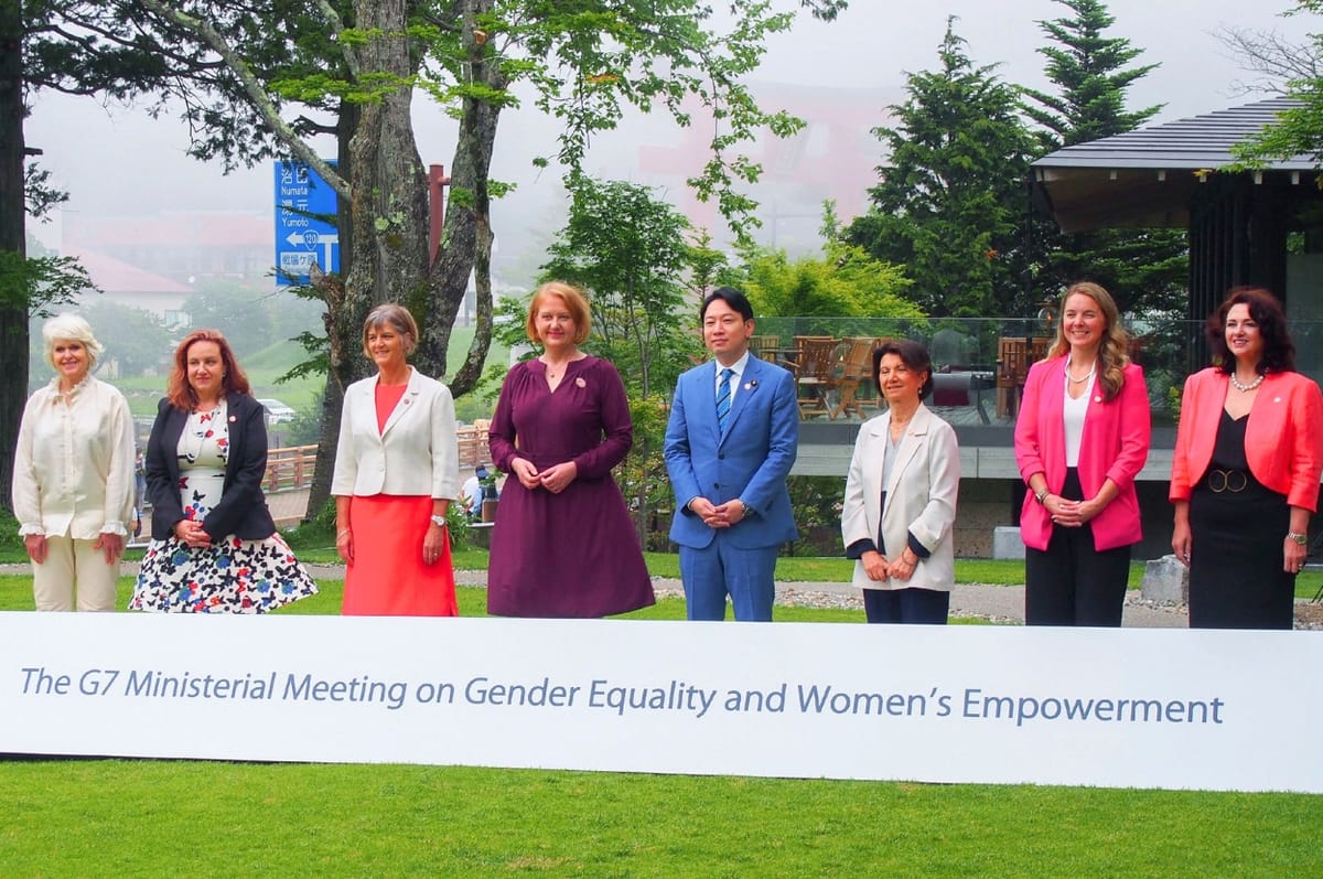 japan man g7 women meeting masanobu ogura