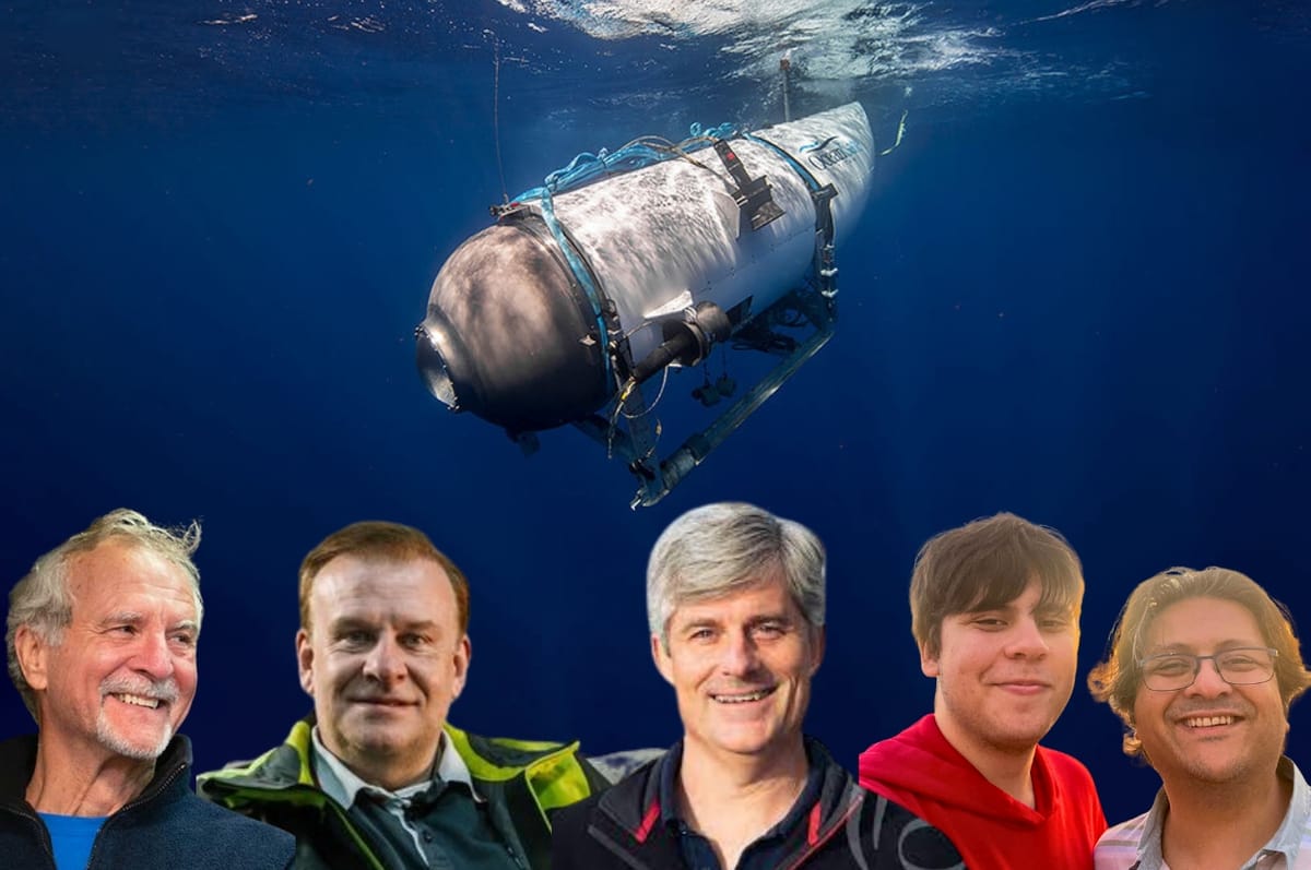 The Five Rich Men Who Went Missing On The Submersible To See The Titanic Are Presumed Dead