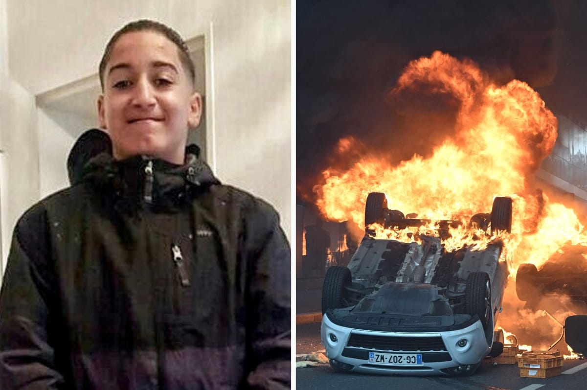 french teen shot dead police nahel riots