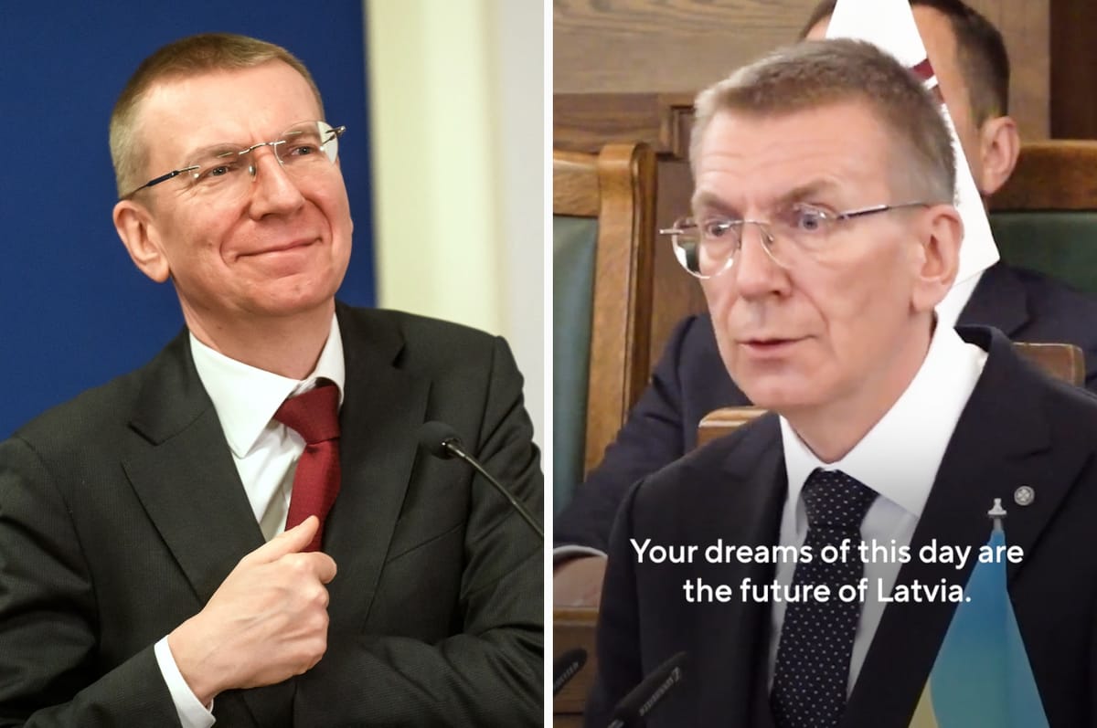 latvia gay president edgars rinkevics speech young people