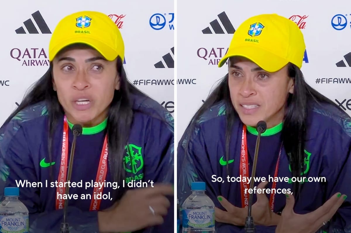 Brazilian Soccer Player Marta Gave A Moving Speech About Representation In Women’s Sports At Her Final World Cup