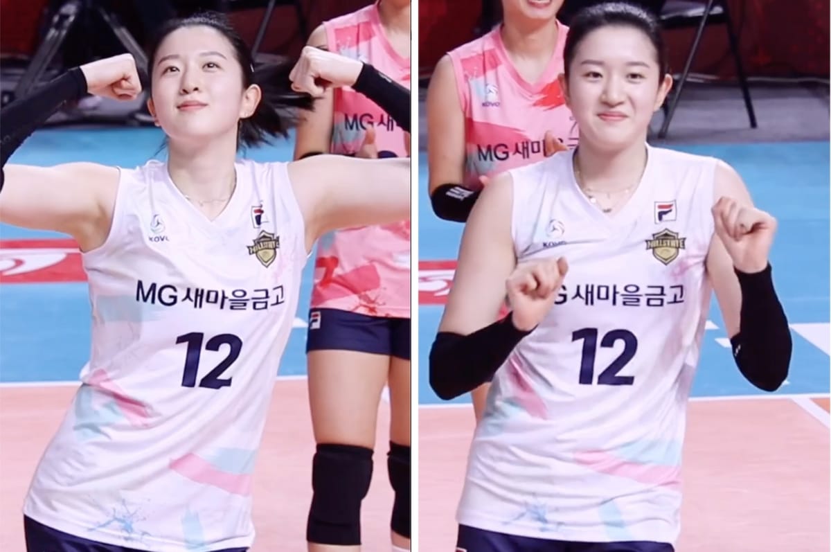 These South Korean Volleyball Players Broke Into A Dance Battle During A Match And People Are Loving It