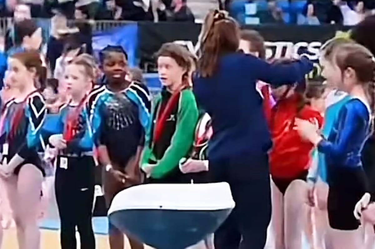 Irish Gymnastics Officials Skipped This Black Girl Gymnast At A Medal Ceremony And People Are Furious