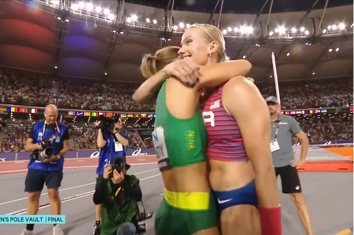 These Australian and American Women Pole Vaulters Decided To Share A Gold Medal And It’s So Sweet