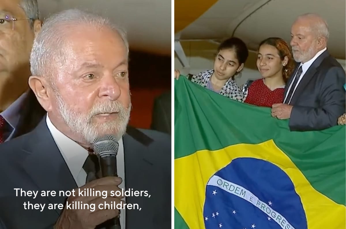 Brazil’s President Met With Rescued Brazilian-Palestinians And Condemned Israel For “Terrorism”