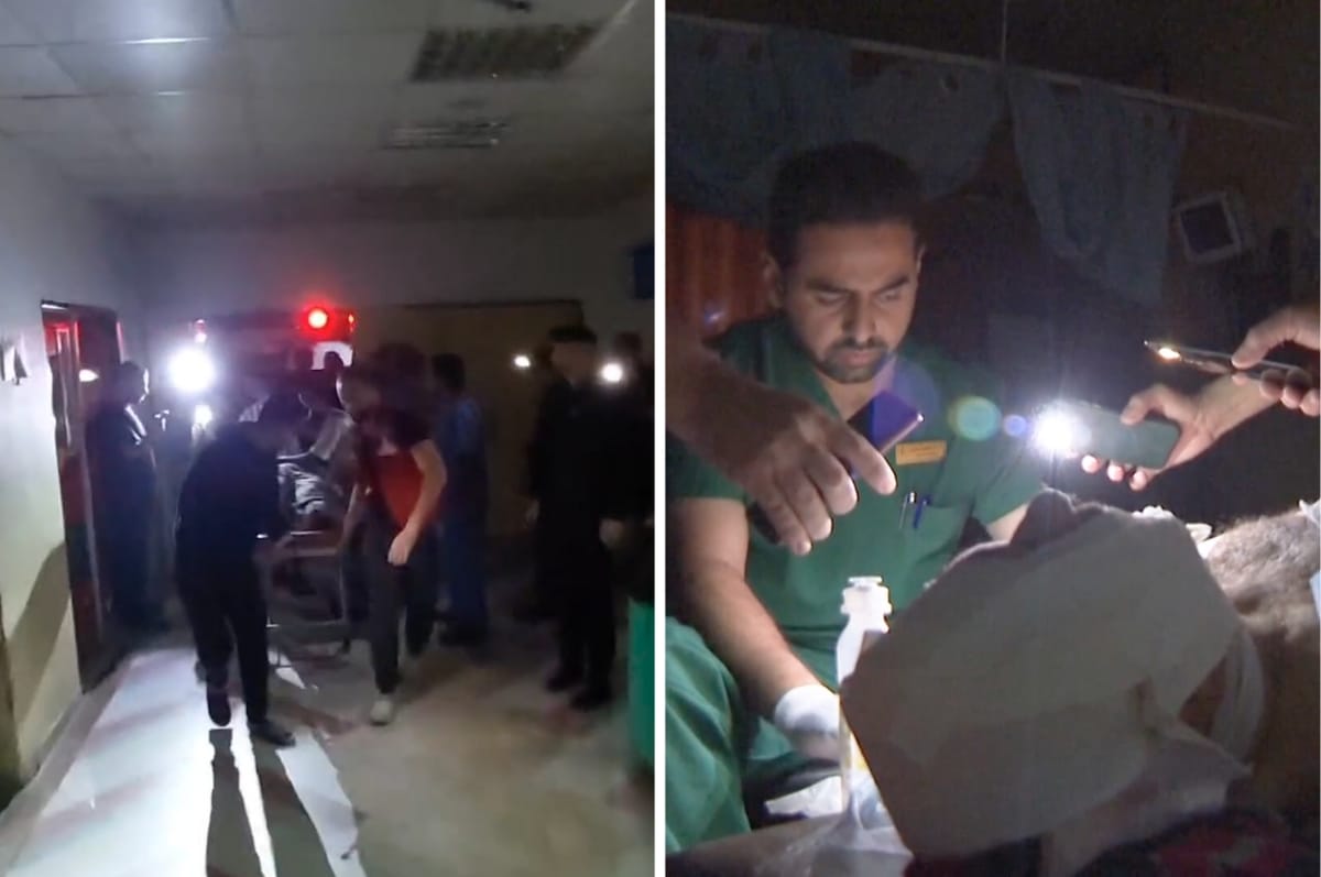 Doctors In Gaza Are Working In The Dark To Save Lives As Hospitals Run Out Of Electricity Due To Israel’s Siege