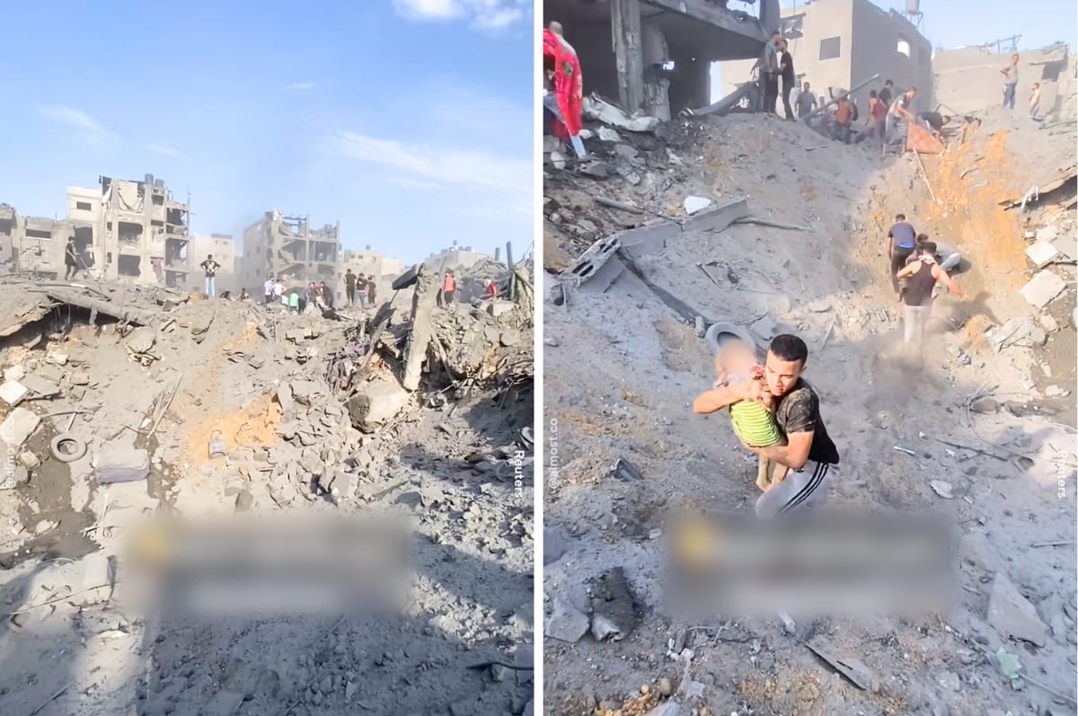 Israel Confirmed It Has Bombed Gaza’s Largest Refugee Camp, Killing Hundreds Of Palestinians