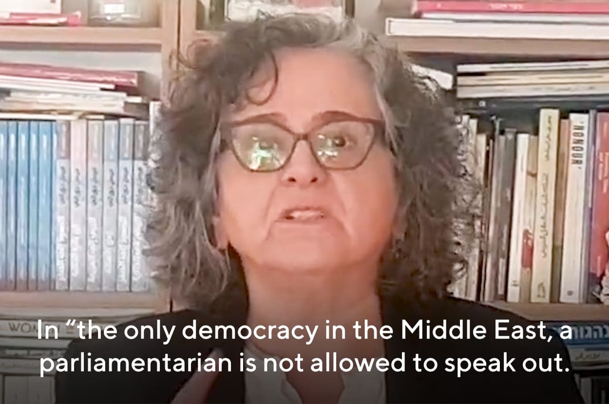 israel suspends mp aida touma sliman criticize war gaza