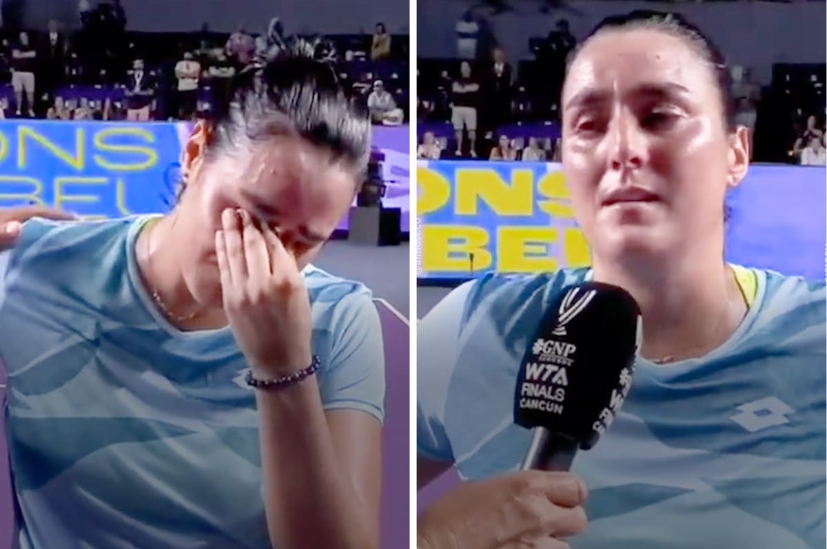 This Tunisian Tennis Player Broke Down Over Gaza After Her Win And Said She’ll Donate Her Prize Money