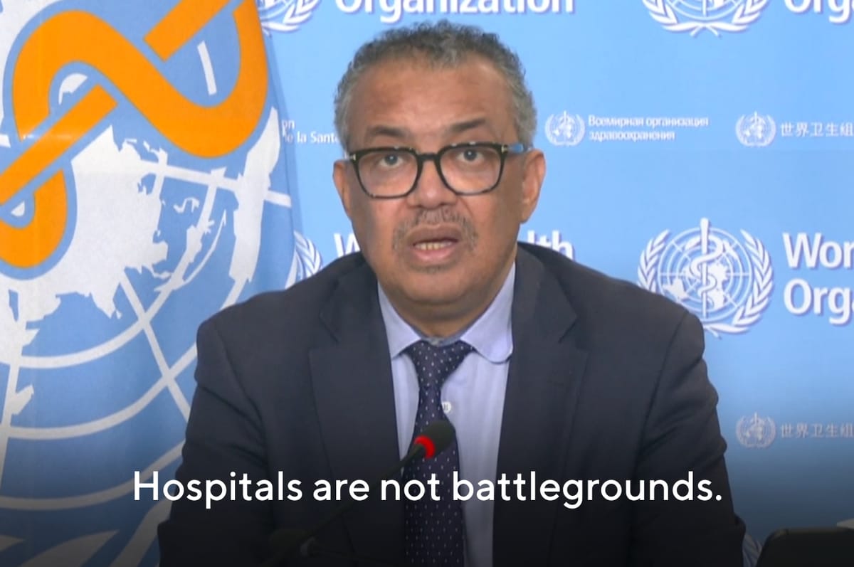 The WHO Has Condemned Israel For Attacking Gaza’s Hospitals And Called For A Ceasefire For Aid To Enter