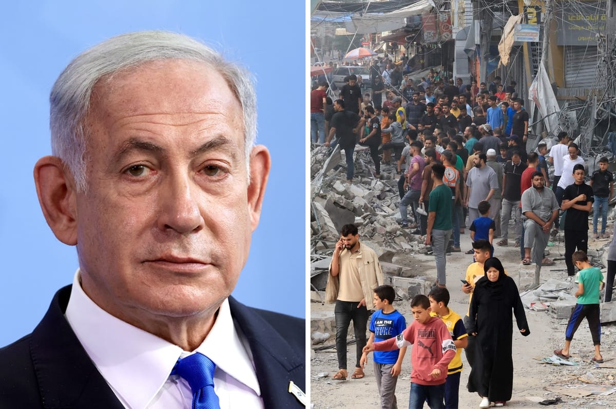 israel netanyahu thin out palestinians egypt sea