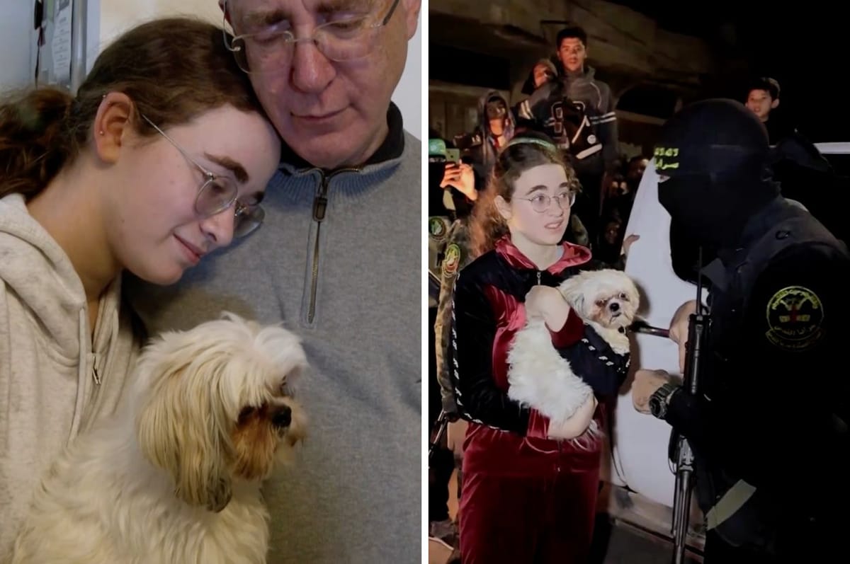This Freed Israeli Girl Hostage Shared How Hamas Let Her Keep Her Dog With Her During Her Time Captive