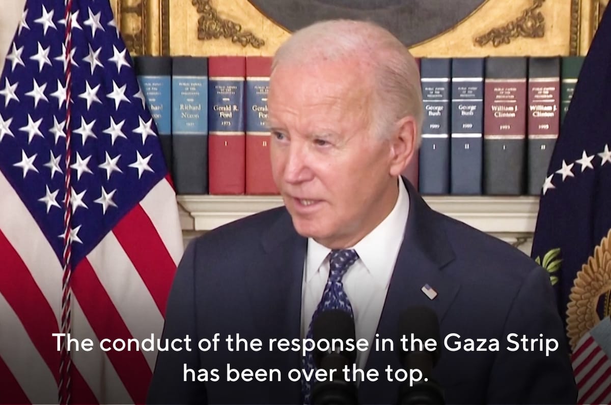 Joe Biden Called Israel’s Attacks On Gaza “Over The Top” But Confused Egypt’s President With Mexico’s