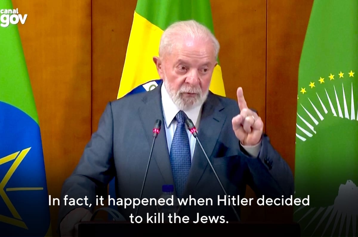 Brazil’s President Has Compared Israel’s War On Gaza To Hitler’s Genocide Of Jewish People In WWII