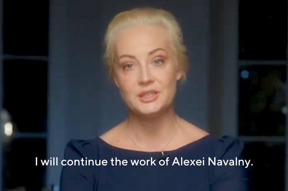 yulia navalanya continue navalny work