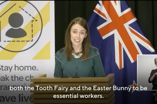 new zealand covid easter bunny essential worker