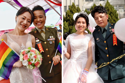 taiwan military same sex wedding