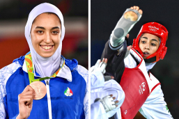 iran woman olympic medalist refugee